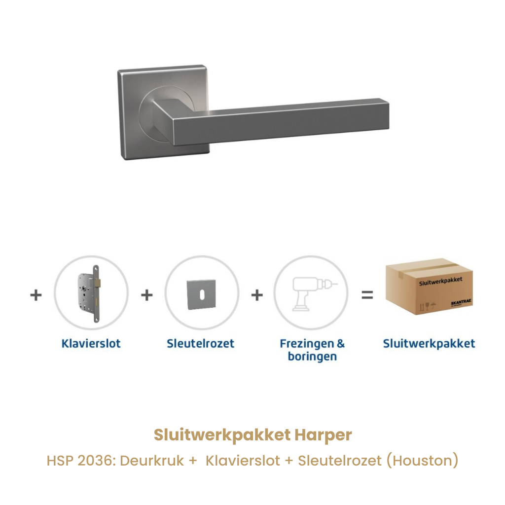 Skantrae Sluitwerkpakket Harper RVS
